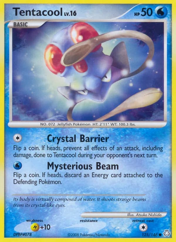 Legends Awakened Tentacool card front, 125/146