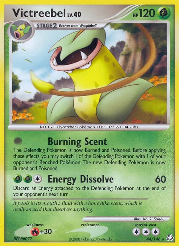 Legends Awakened Victreebel card front, 44/146