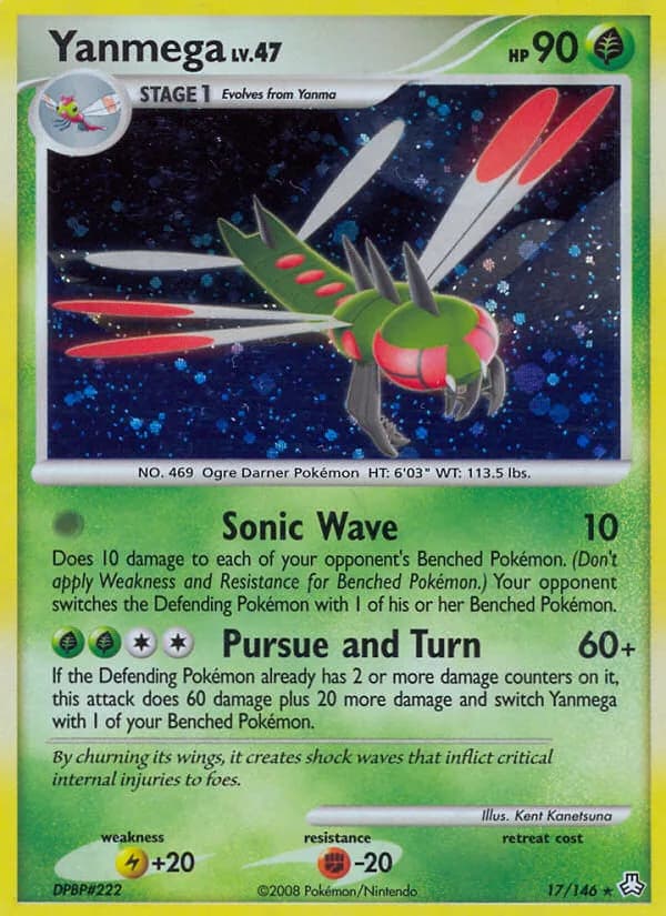 Legends Awakened Yanmega card front, 17/146