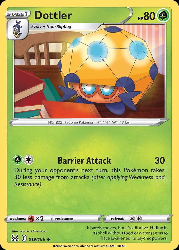 Lost Origin Dottler card front, 19/196