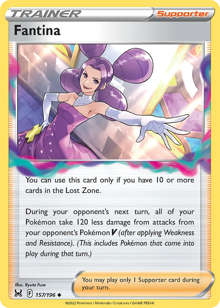 Lost Origin Fantina card front, 157/196
