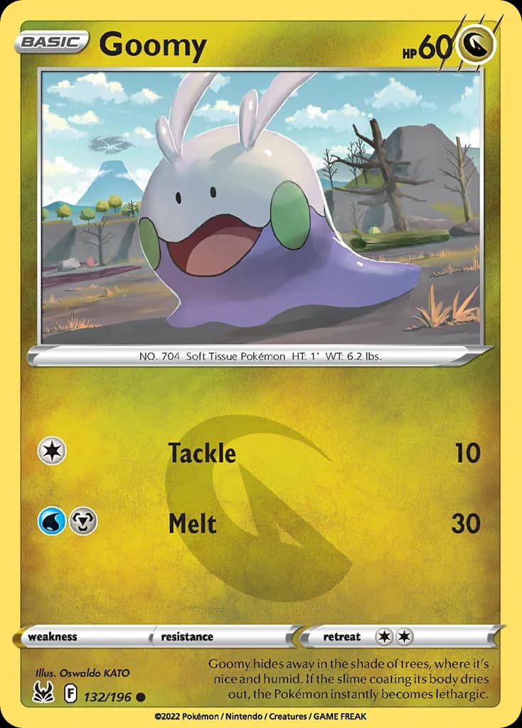 Lost Origin Goomy card front, 132/196