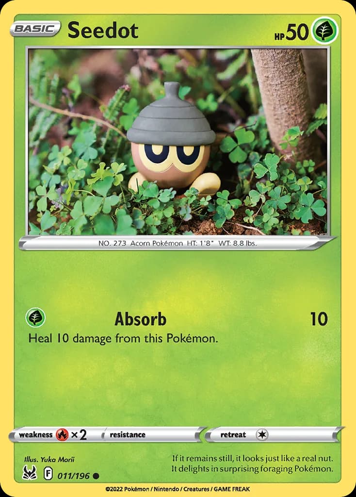 Lost Origin Seedot card front, 11/196