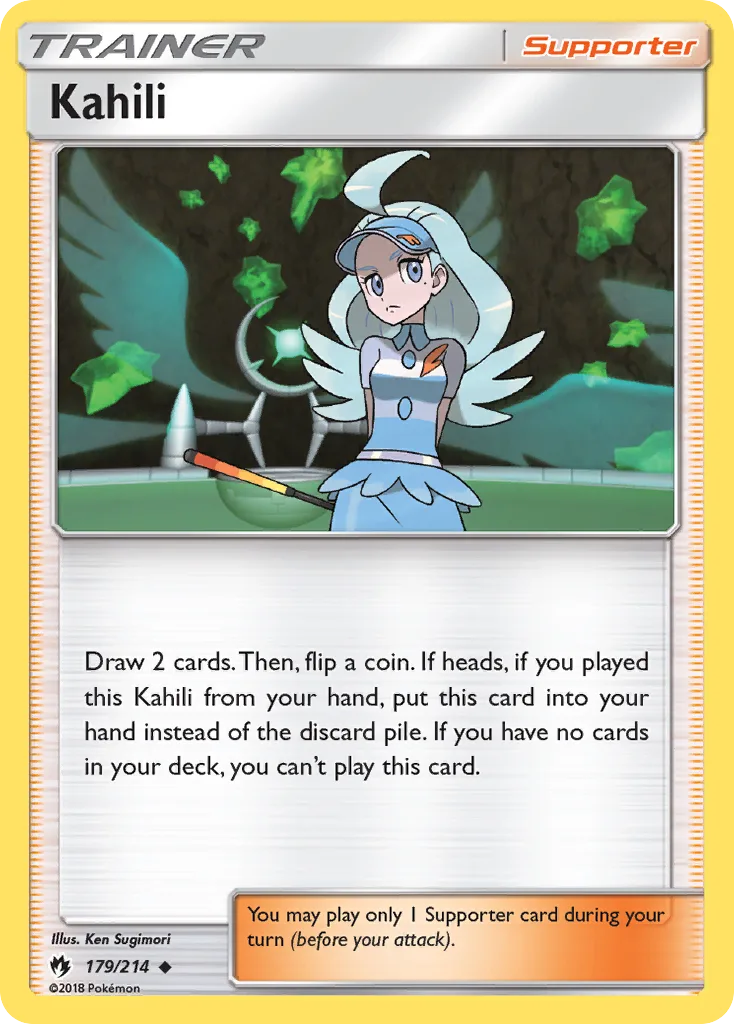 Lost Thunder Kahili card front, 179/214