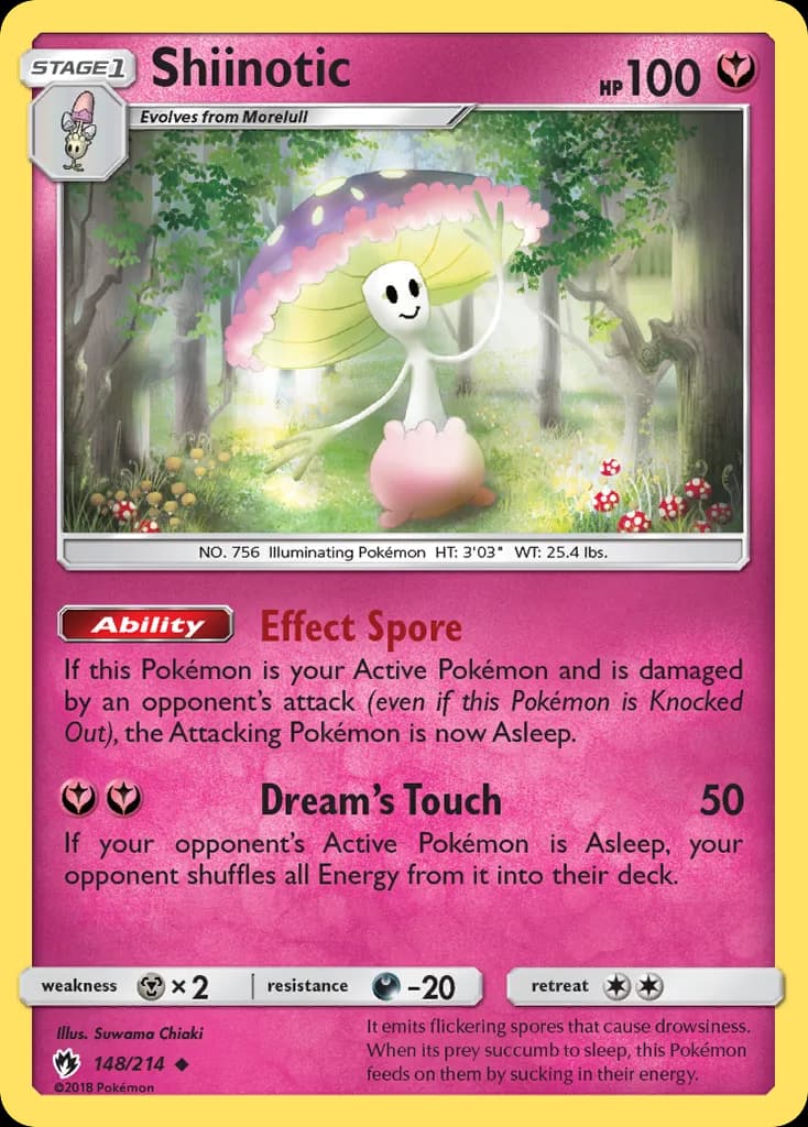 Lost Thunder Shiinotic card front, 148/214