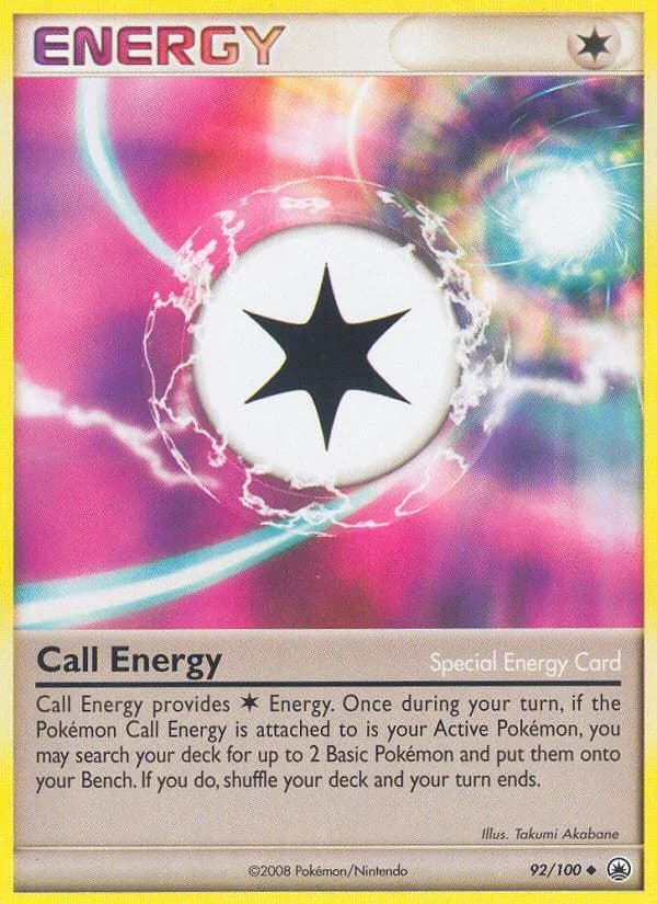 Majestic Dawn Call Energy card front, 92/100