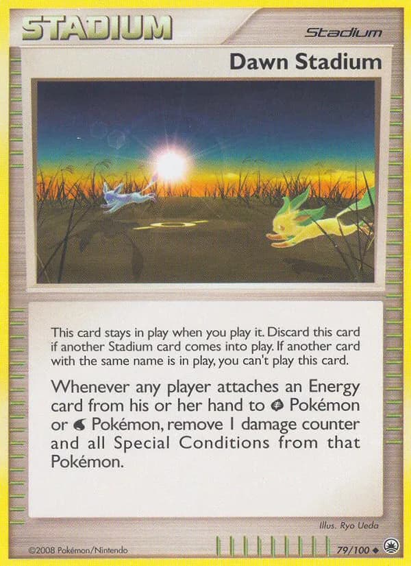 Majestic Dawn Dawn Stadium card front, 79/100