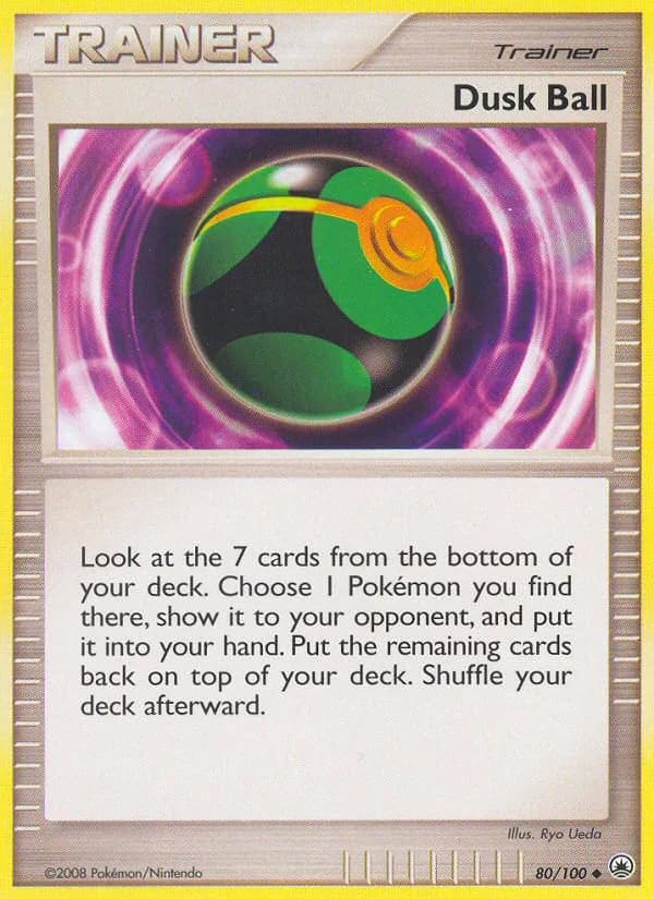 Majestic Dawn Dusk Ball card front, 80/100