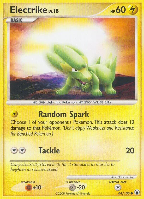 Majestic Dawn Electrike card front, 64/100