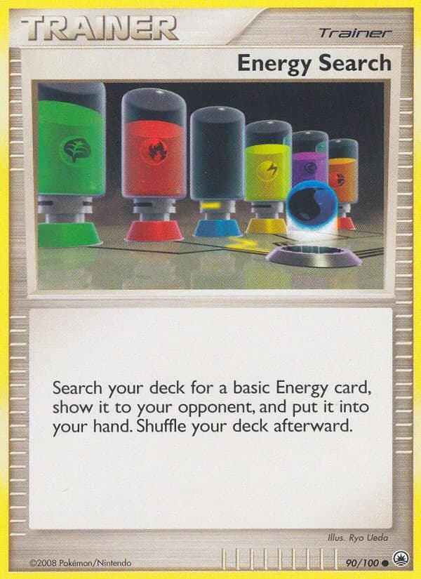 Majestic Dawn Energy Search card front, 90/100