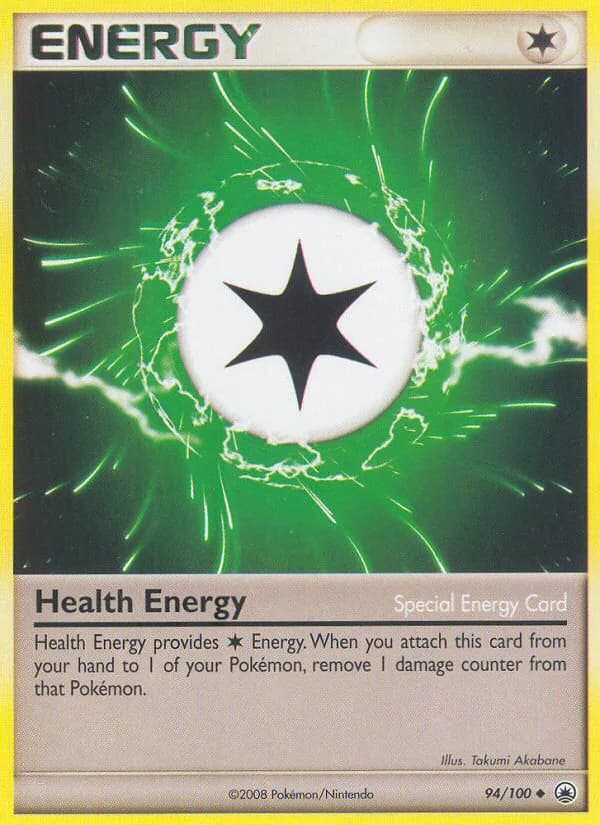 Majestic Dawn Health Energy card front, 94/100