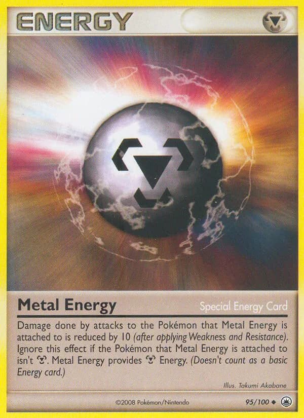 Majestic Dawn Metal Energy card front, 95/100