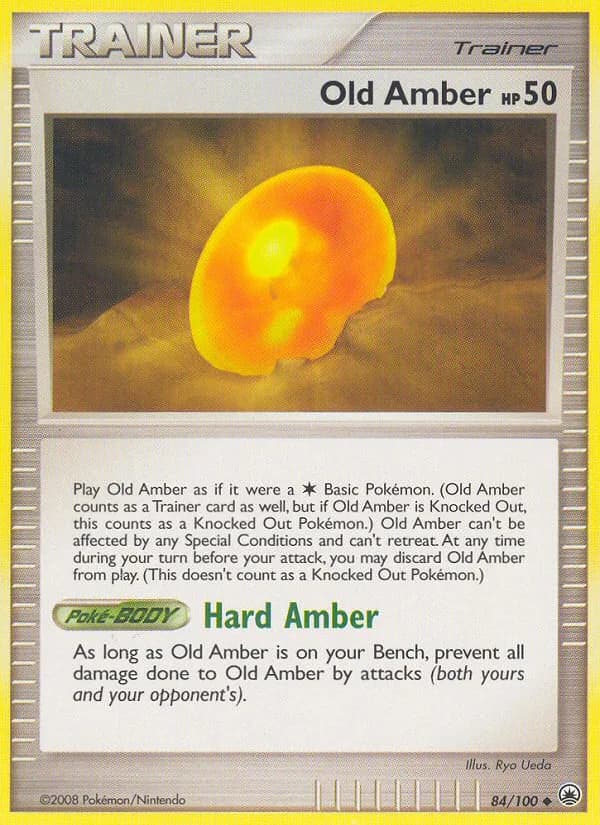 Majestic Dawn Old Amber card front, 84/100