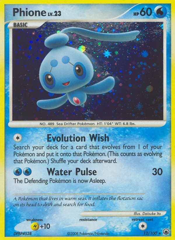 Majestic Dawn Phione card front, 12/100