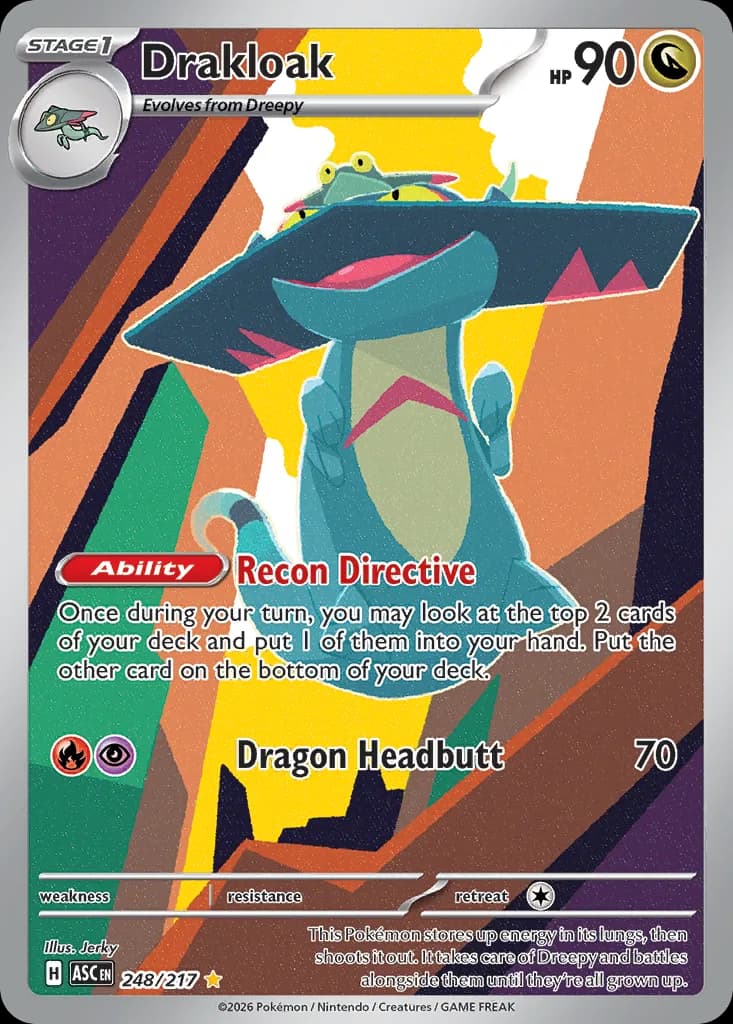 Drakloak card front, Ascended Heroes 248/217