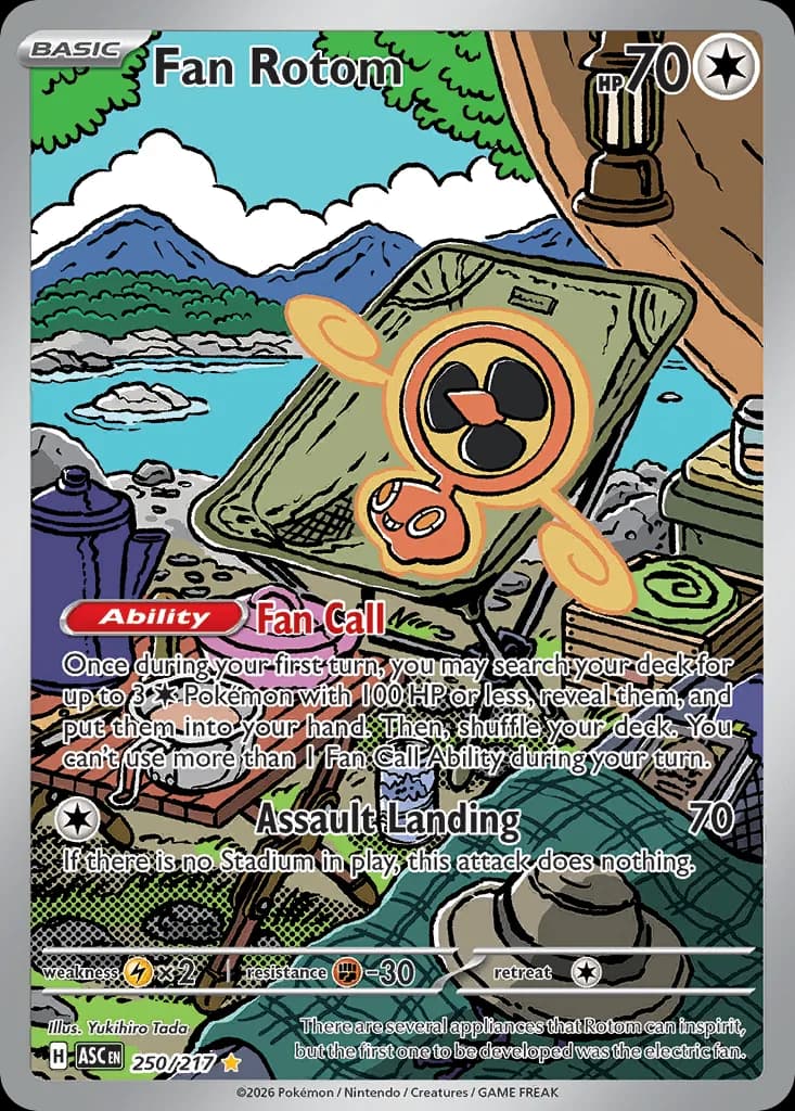 Fan Rotom card front, Ascended Heroes 250/217
