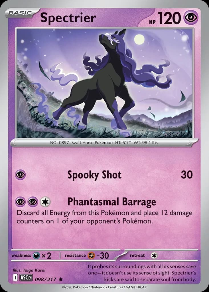 Spectrier card front, Ascended Heroes 98/217