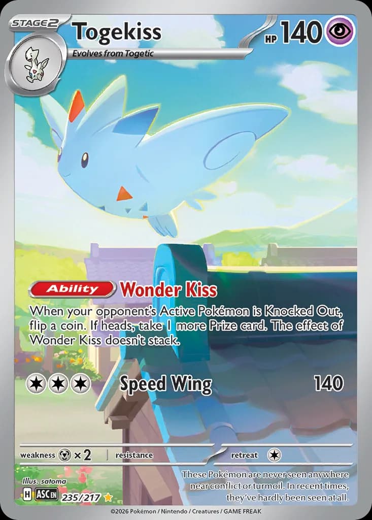Togekiss card front, Ascended Heroes 235/217