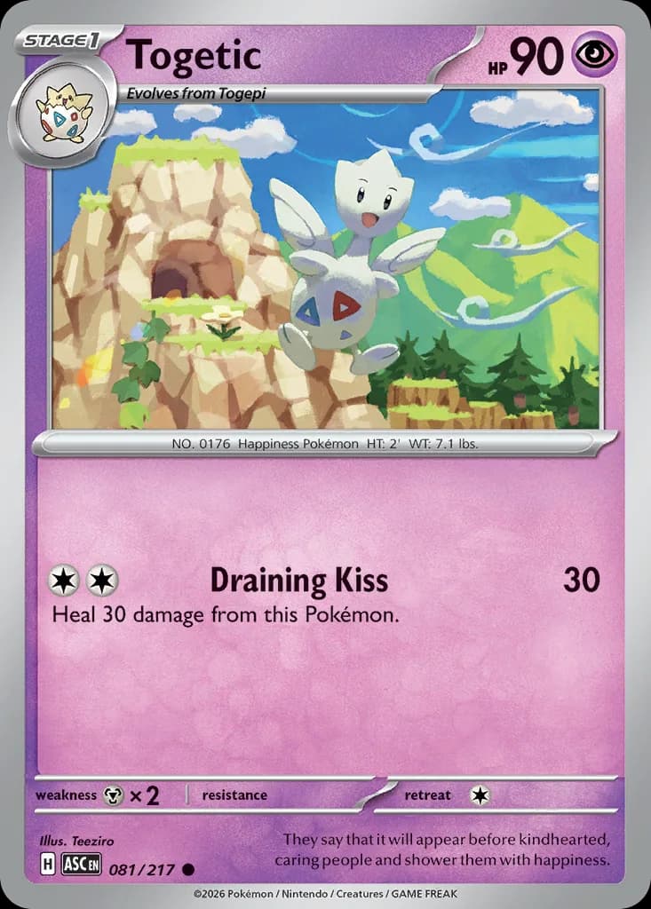 Togetic card front, Ascended Heroes 81/217