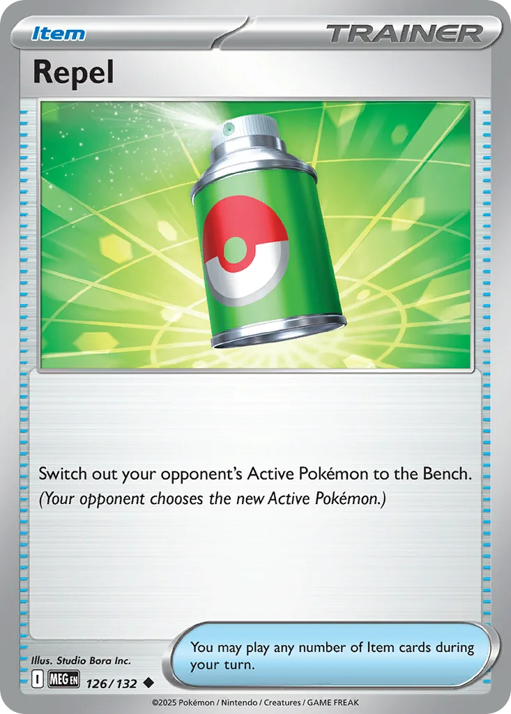 Repel card front, Mega Evolution 126/132