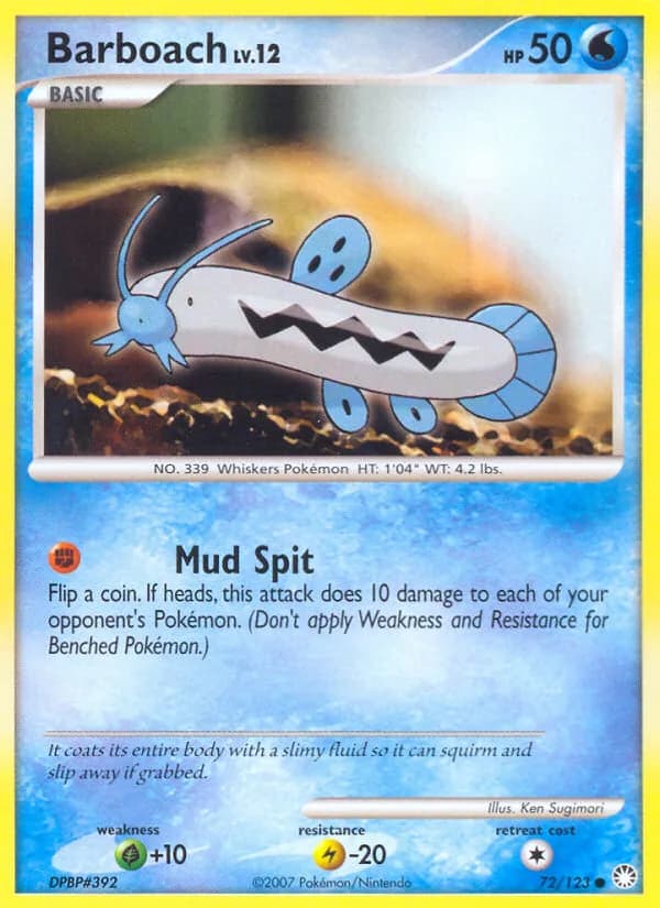 Mysterious Treasures Barboach card front, 72/123