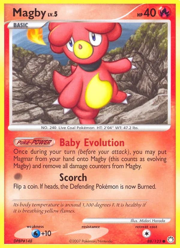 Mysterious Treasures Magby card front, 88/123