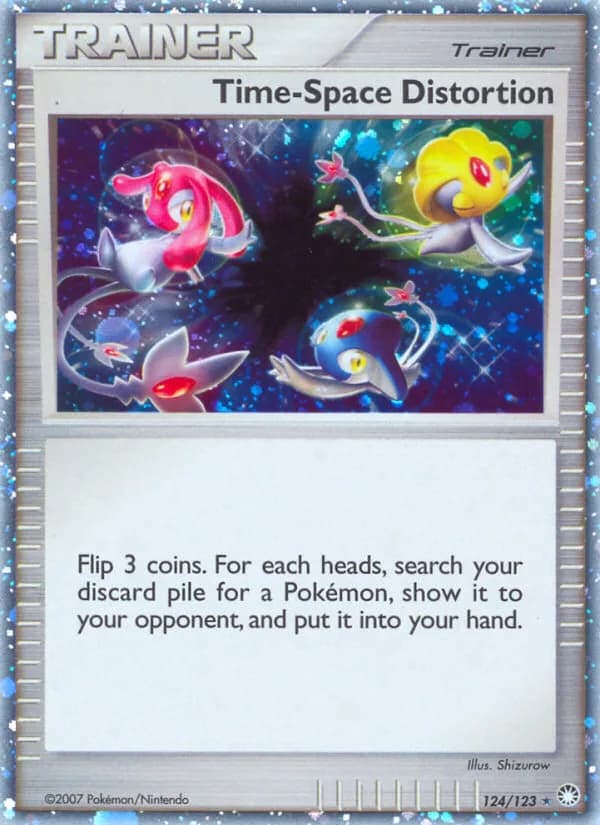 Mysterious Treasures Time-Space Distortion card front, 124/123