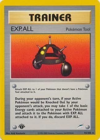 1st Edition EXP.ALL card front, Neo Destiny 93/105