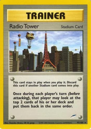 Unlimited Radio Tower card front, Neo Destiny 95/105