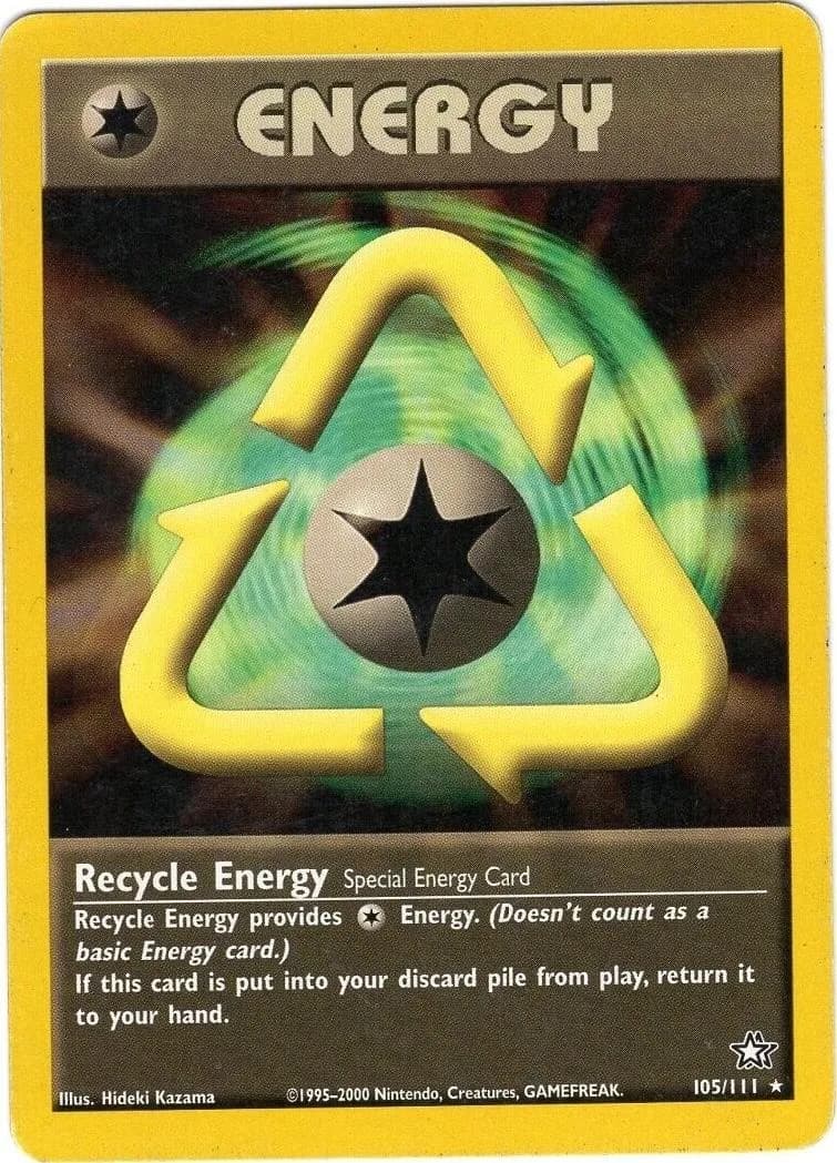 Unlimited Recycle Energy card front, Neo Genesis 105/111