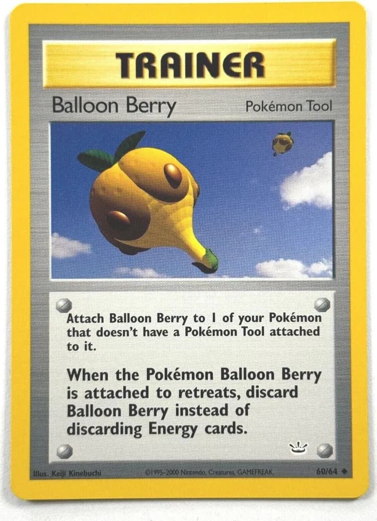 Balloon Berry card front, Neo Revelation 60/64