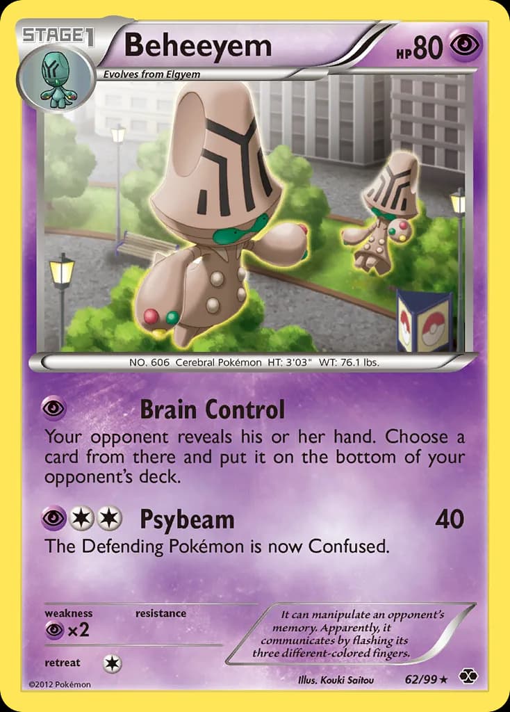 Next Destinies Beheeyem card front, 62/99
