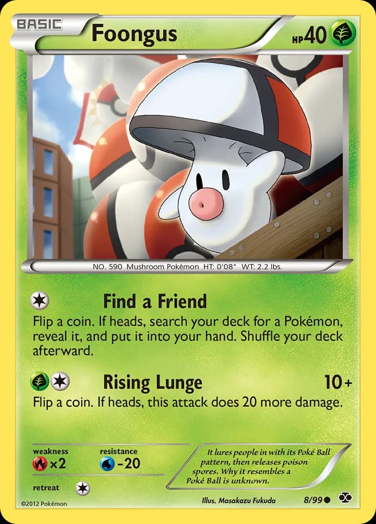 Next Destinies Foongus card front, 8/99