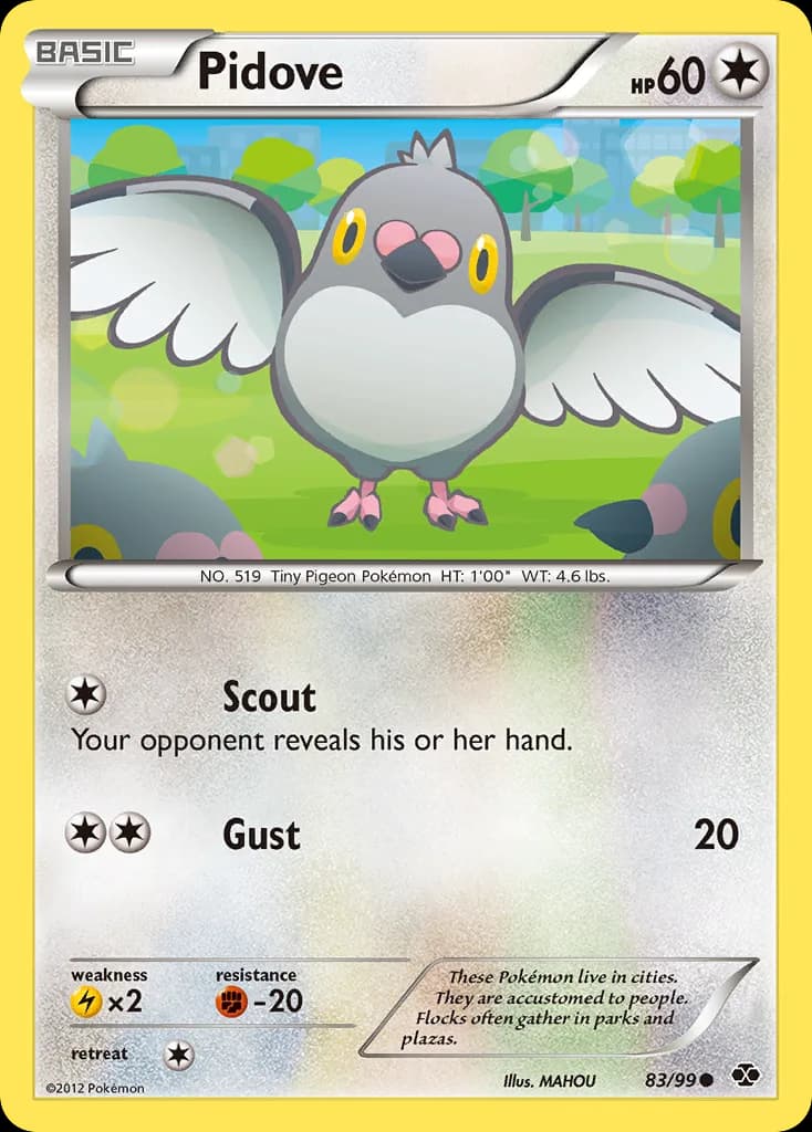 Next Destinies Pidove card front, 83/99