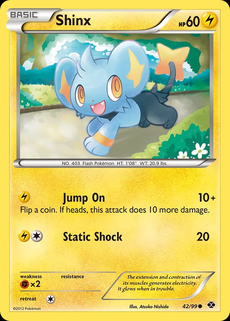 Next Destinies Shinx card front, 42/99