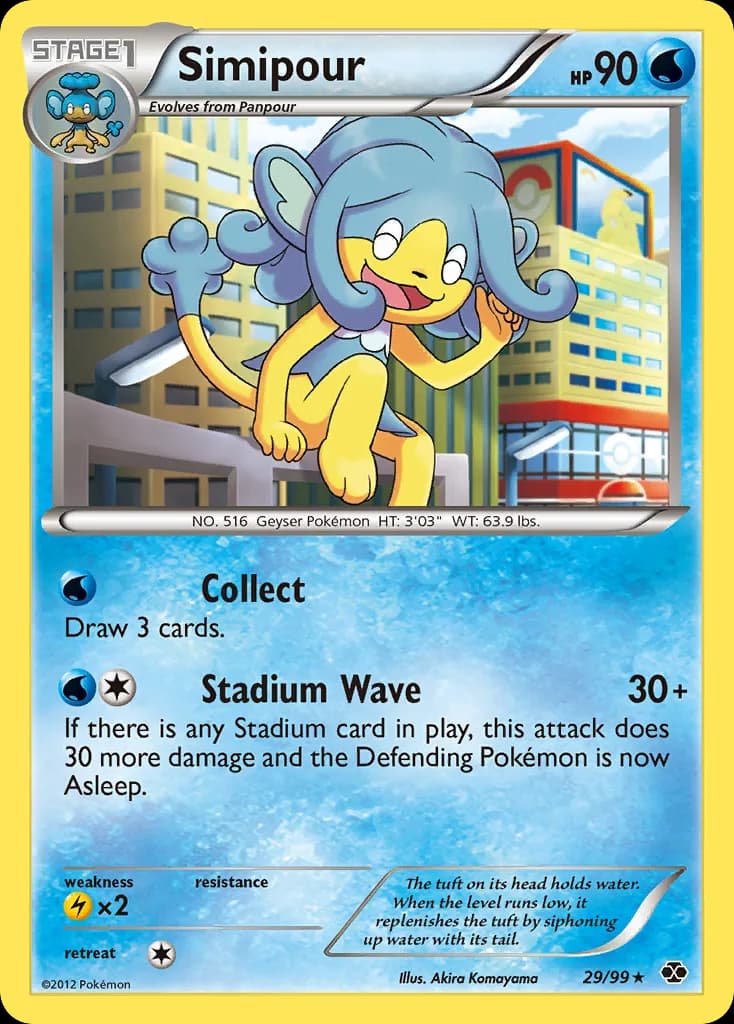 Next Destinies Simipour card front, 29/99