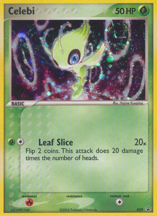 Celebi card front, Nintendo Black Star Promos 029