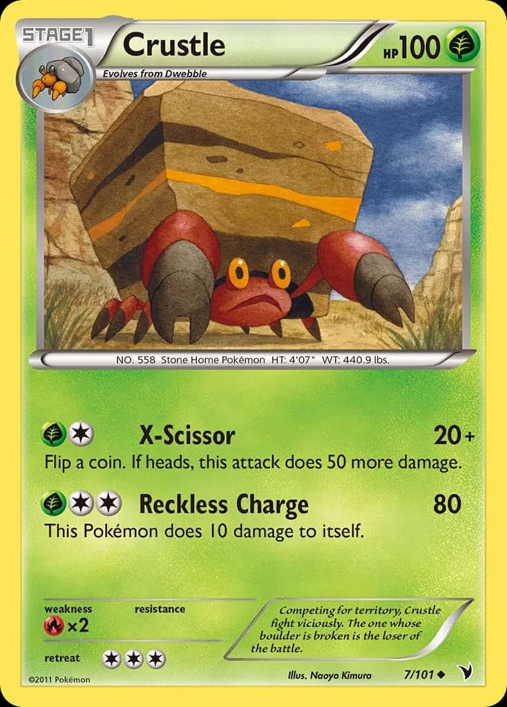 Noble Victories Crustle card front, 7/101
