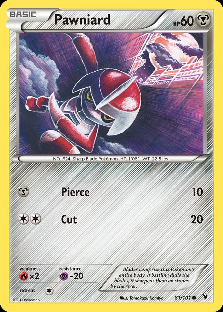 Noble Victories Pawniard card front, 81/101