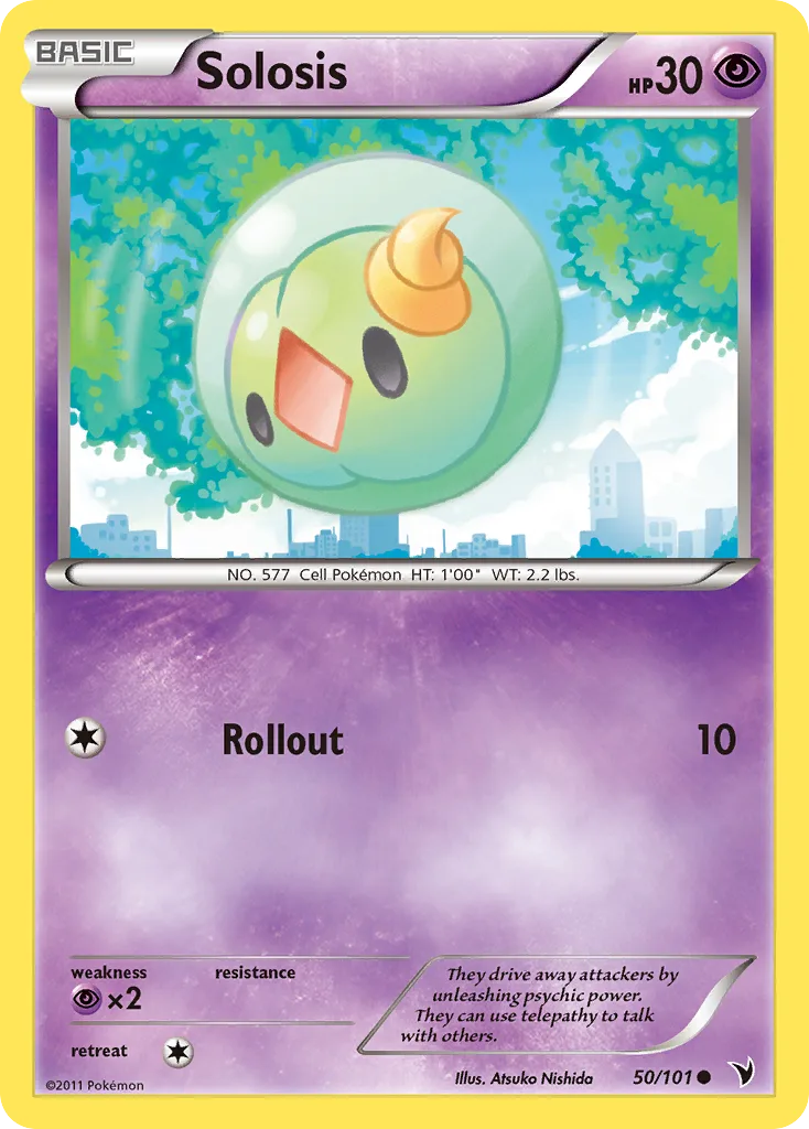Noble Victories Solosis card front, 50/101