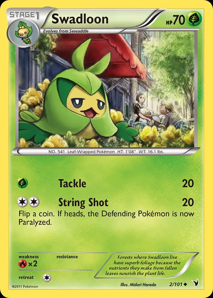 Noble Victories Swadloon card front, 2/101