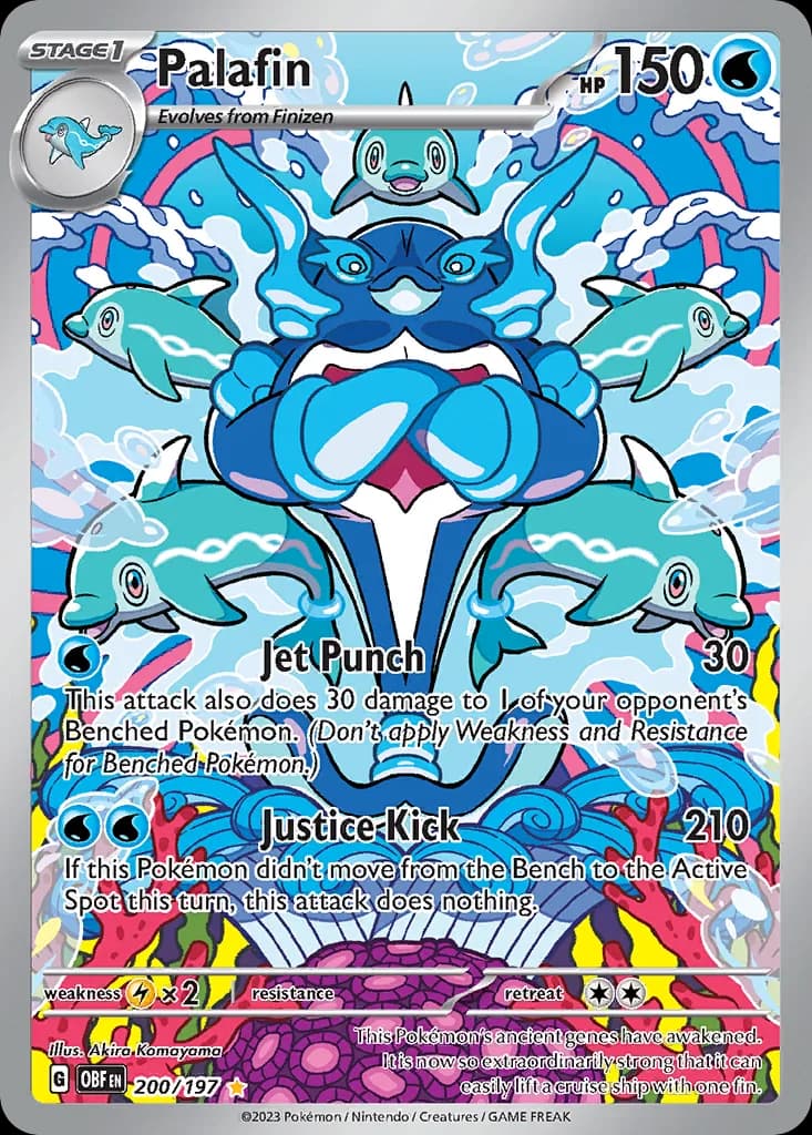 Obsidian Flames Palafin card front, 200/197