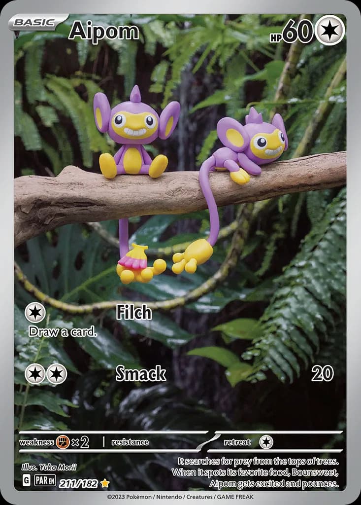 Paradox Rift Aipom card front, 211/182