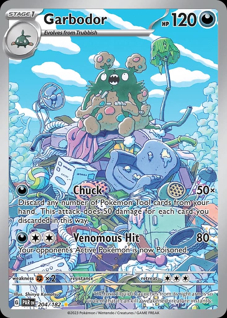 Paradox Rift Garbodor card front, 204/182