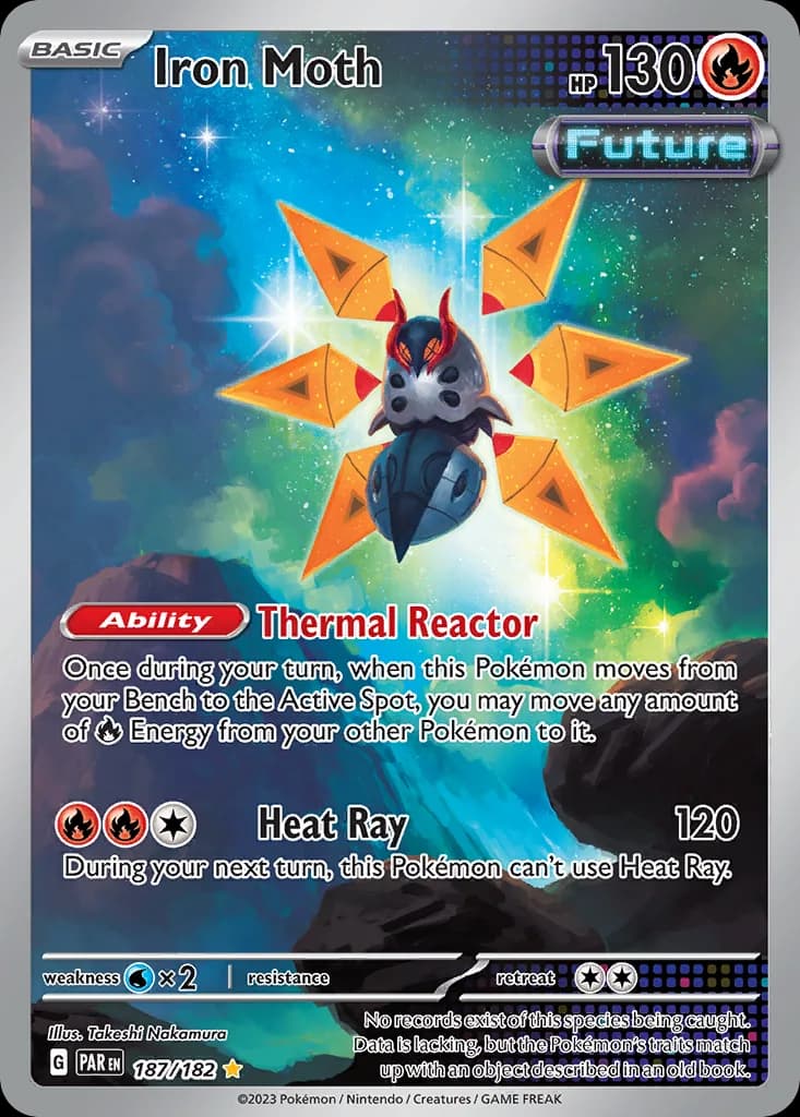 Paradox Rift Iron Moth card front, 187/182