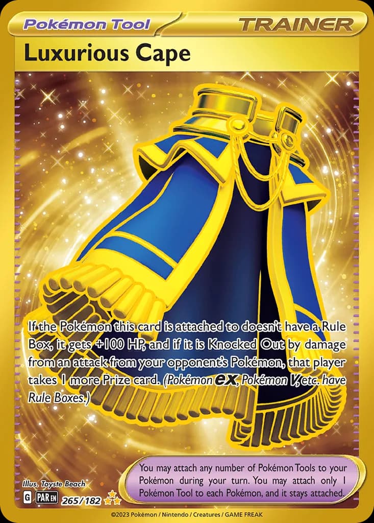 Paradox Rift Luxurious Cape card front, 265/182
