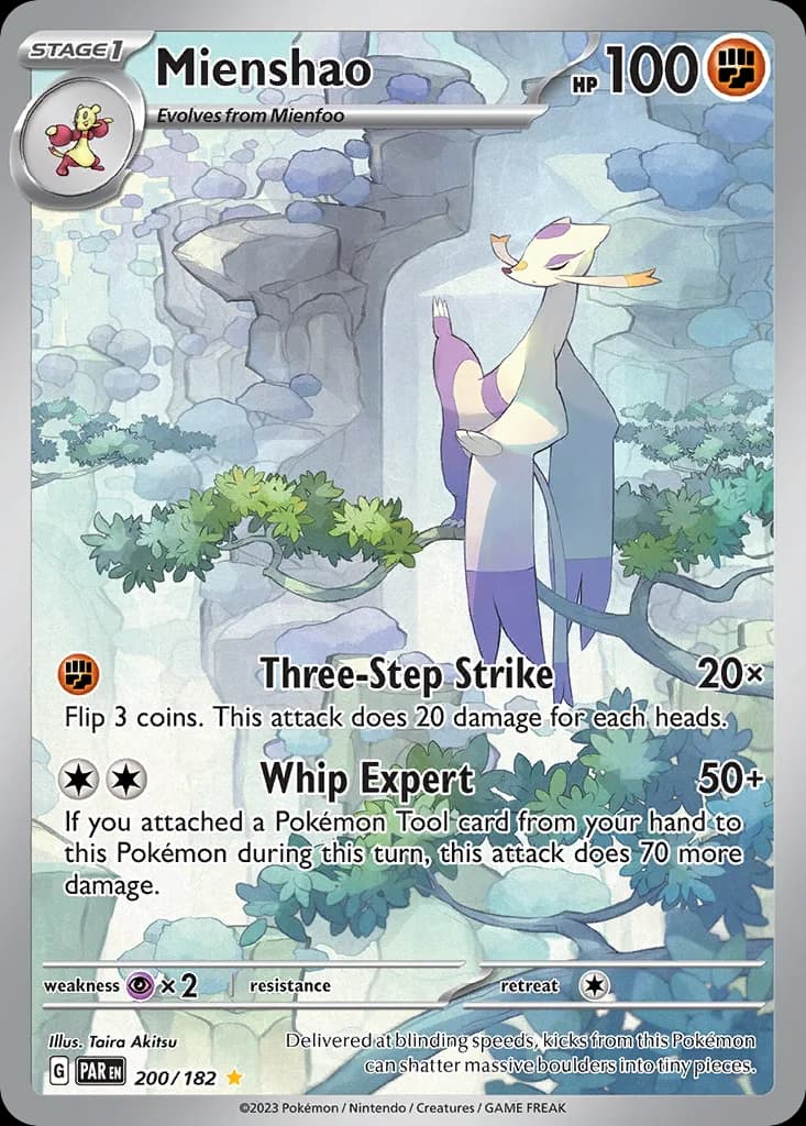 Paradox Rift Mienshao card front, 200/182