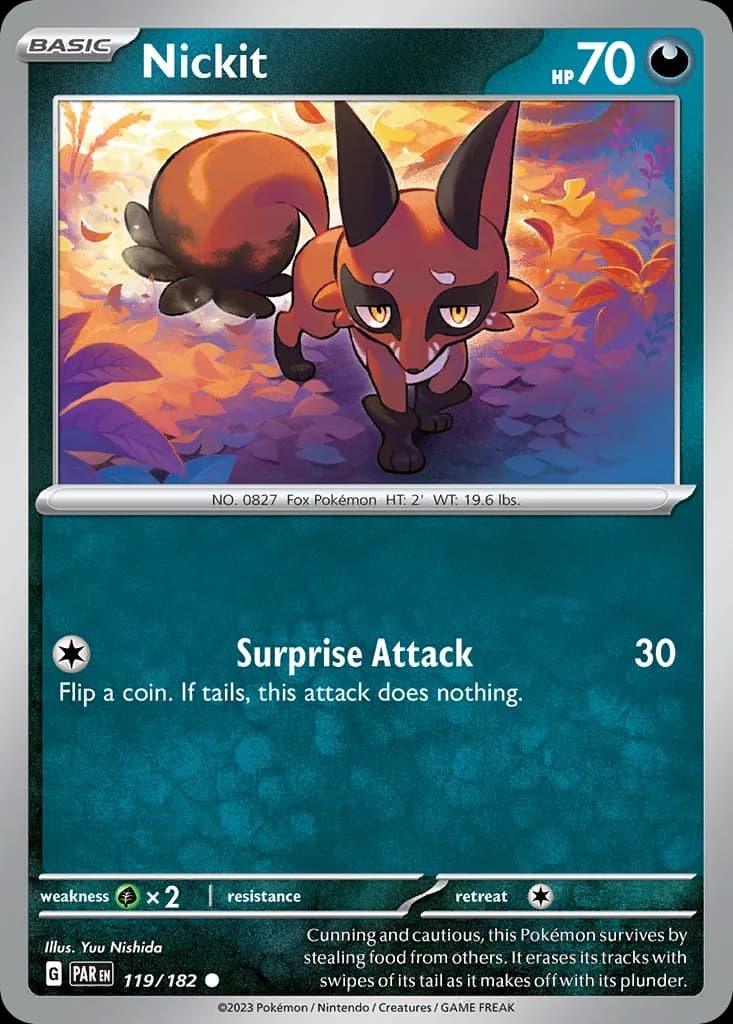 Paradox Rift Nickit card front, 119/182