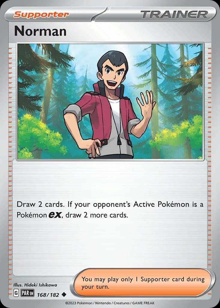 Paradox Rift Norman card front, 168/182