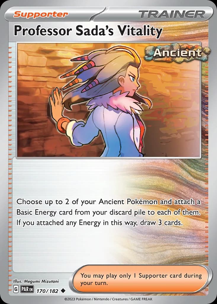 Paradox Rift Professor Sada's Vitality card front, 170/182